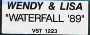 Wendy & Lisa - Waterfall '89 - UK Promo  12" Single - VST1223 ex/ex