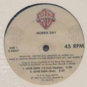 Morris Day - Love Sign - USA   12" Single - 0-20607 m/m