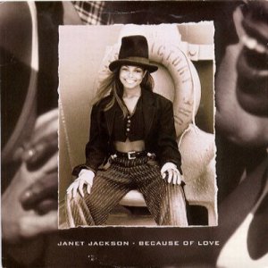 Janet Jackson - Because Of Love - UK   7" Single - VS1488 ex/m