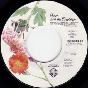 Prince - I Would Die 4 U - USA Promo  7" Single - 7-29121 m/m