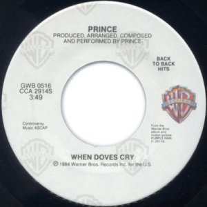 Prince - When Doves Cry - USA   7" Single - GWB0516 m/m