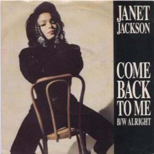 Janet Jackson - Come Back To Me - UK   7" Single - USA681 ex/m
