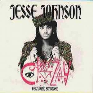Jesse Johnson feat Sly Stone - Crazay - UK   7" Single - AM360 ex/ex