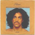 Prince - Why You Wanna Treat Me So Bad? - USA   7" Single - WBS 49178 vg/ex