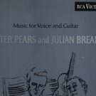 Peter Pears & Julian Bream - Music For Voice And Guitar -  UK Vinyl LP