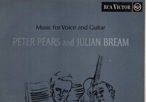 Peter Pears & Julian Bream - Music For Voice And Guitar -  UK Vinyl LP
