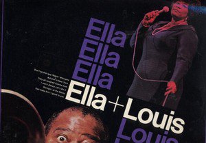 Ella Fitzgerald & Louis Armstrong - Ella + Louis -  UK Vinyl LP