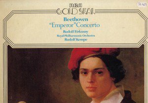 Beethoven Emperor Concerto - Rudolf Firkunsky - Rudolf Kempe - UK LP