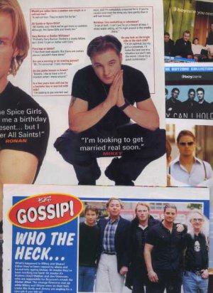 BOYZONE Various OLD Magazine  Clippings