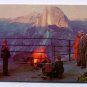 YOSEMITE National Park California USA Postcard 1959 topo