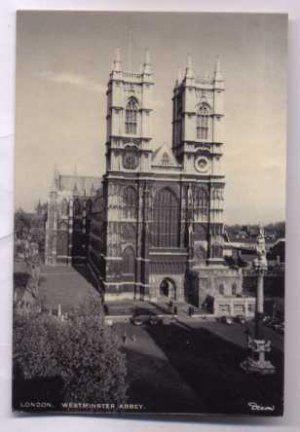 WESTMINSTER ABBEY London Postcard / J Arthur Dixon Topo