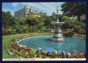 MORRAB GARDENS Penzance Cornwall Postcard / John Hinde Topo