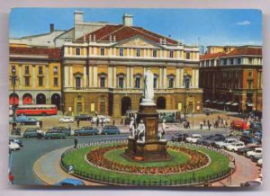 MILANO The Scala Square Postcard Italy