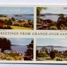 Greetings from GRANGE-OVER- SANDS Postcard No.PT19432 Topo 1960 Jarrold & Son's