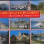 GREETINGS FROM DORSET POSTCARD - SALMON