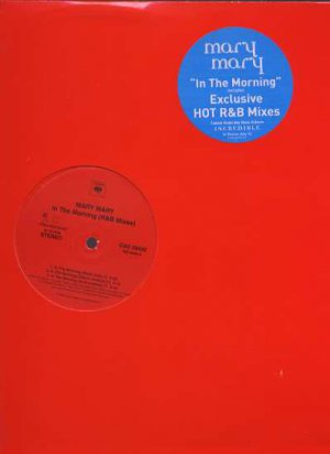 Mary Mary - In The Morning - USA 12" Single - CAS59430 ex/m