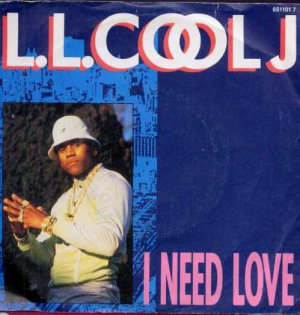 L.L. Cool J - I Need Love - UK 7" Single - 651101-7 vg/ex