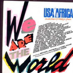 Usa For Africa - We Are The World - UK 7" Single - A6112 ex/m