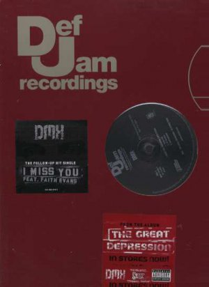 DMX - I Miss You - USA 12" Single - DEFR15462-1 ex/m