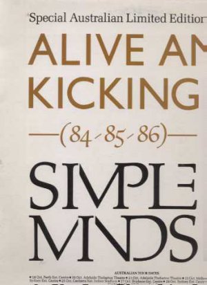 Simple Minds - Alive and Kicking - Australia 12" Single - SMVOZ01 vg/ex