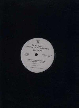 Ricky Martin Ft Fat Joe & Amerie - I Don't Care - EU 12" Single - CAS17250 ex/m