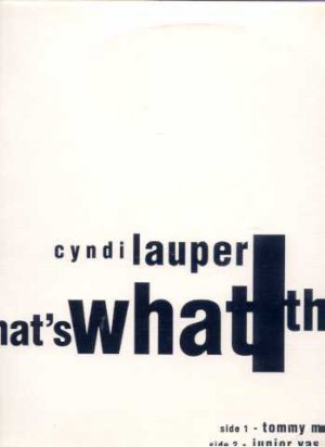 Cyndi Lauper - That's What I Think - UK 12" Single - XPR1981 ex/m