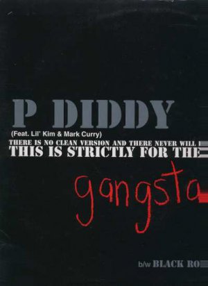 P Diddy Ft Lil' Kim & Mark Curry - Gangsta Shit - USA 12" Single - BBDP9237 ex/