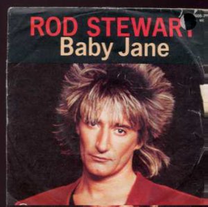 Rod Stewart - Baby Jane - Germany 7" Single - 92-9608-7 vg/ex