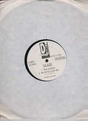 Glaze - The Auction - UK 12" Single - DJB9901001 ex/m