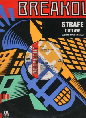 Strafe - Outlaw - UK 12" Single - USAT606 vg/vg