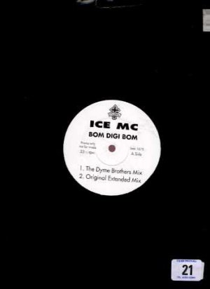 Ice MC - Bom Digi Bom - UK 12" Single - SAM1875 ex/m