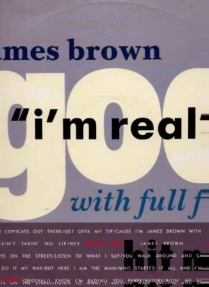 James Brown with Full Force - I'm Real - UK 12" Single - JSBX1 ex/ex