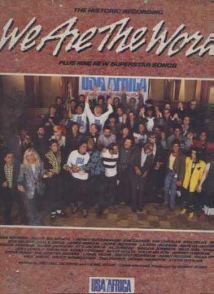 Various - We Are The World - UK LP - USAIDF1 ex/m