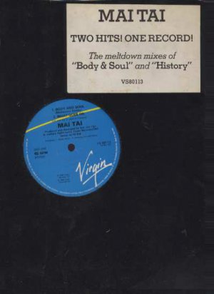 Mai Tai - Body & Soul - UK 12" Single - VS801-13 vg/vg