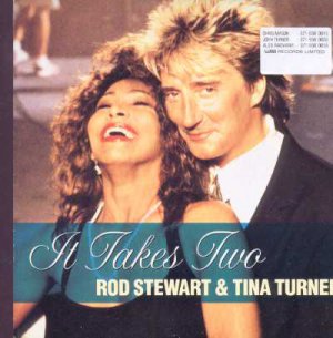 Rod Stewart & Tina Turner - It Takes Two - UK 7" Single - ROD1 ex/m