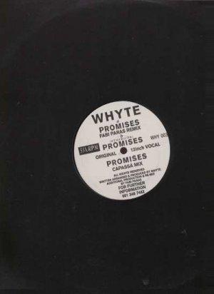 Whyte - Promises - UK 12" Single - WHY003 ex/ex