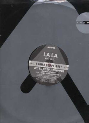 La La - We'll Keep Striving - UK 12" Single - RIST40DJ vg/ex