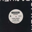 Lonnie Gordon - It's Not Over - UK 12" Single - SUPETX151 ex/ex