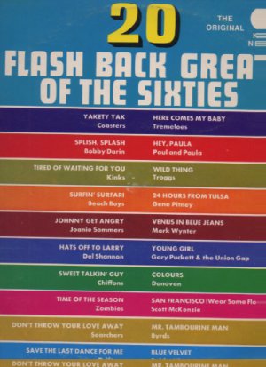Various - 20 Flash Back Greats Of The Sixties - UK LP - NE494 vg/ex