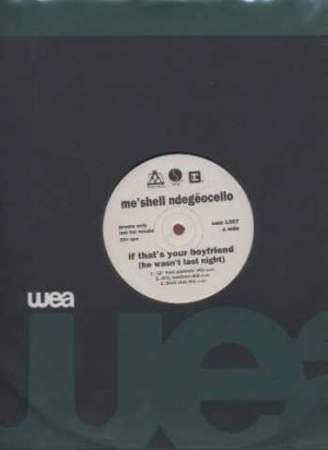 Me'Shell Ndegeocello - If That's Your Boyfriend - UK 12" Single - SAM1307 ex/m
