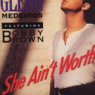 Glenn Medeiros ft Boby Brown - She Ain't Worth It - UK 12" Single - LONX265 vg/