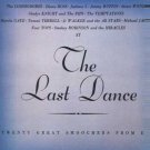 Various - The Last Dance - UK LP - EMTV20 m/m