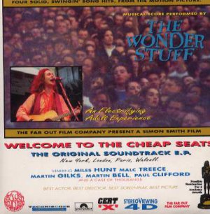 The Wonderstuff - Welcome to The Cheap Seats - UK 7" Single - GONE14 vg/ex+