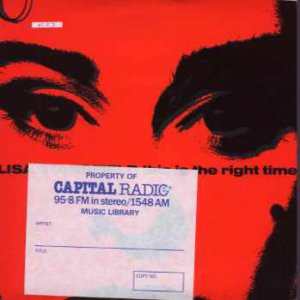 Lisa Stansfield - This Is The Right Time - UK 7" Single - 112512 ex/m