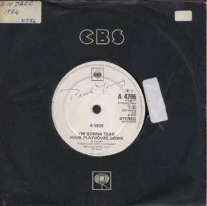 Paul Young - I'm Gonna Tear Your Playhouse Down - UK 7" Single - A4786 ex/ex