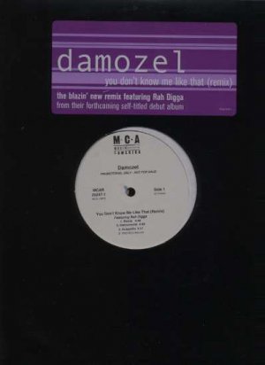 Damozel - You Don't Know Me Like That - USA 12" Single - MCAR24247-1 ex/m