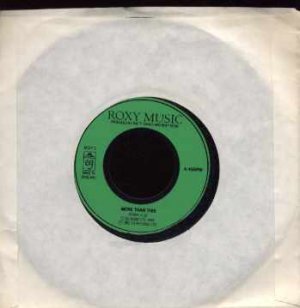 Roxy Music - More Than This - UK 7" Single - ROXY3 ex/ex