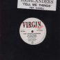 The Highlanders - Tell Me Things - UK 12" Single - VST1130DJ vg/vg
