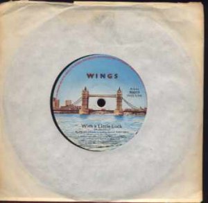 Wings - With A Little Luck - UK 7" Single - R6019 ex/ex