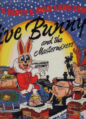 Jive Bunny & the Mastermixers - Let's Party - UK 12" Single - MFDT003 ex/ex